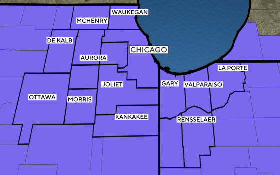 Warmup begins for Chicago area; wintry system moving in